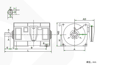 Y系列高壓電機(jī)安裝尺寸